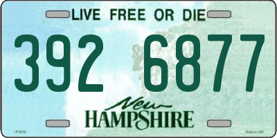 NH license plate 3926877
