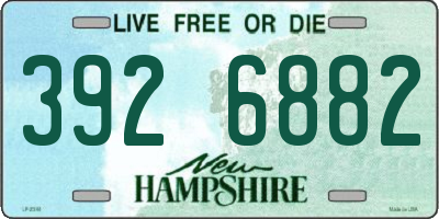 NH license plate 3926882