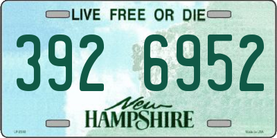 NH license plate 3926952