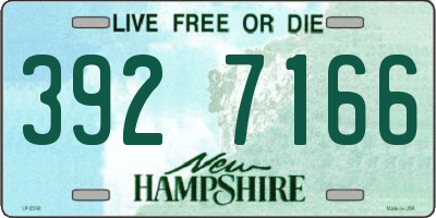 NH license plate 3927166
