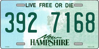 NH license plate 3927168