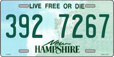 NH license plate 3927267