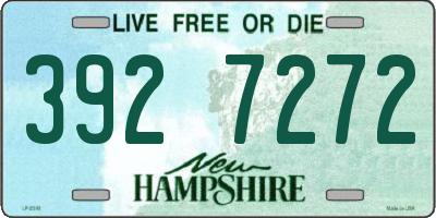 NH license plate 3927272