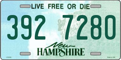 NH license plate 3927280