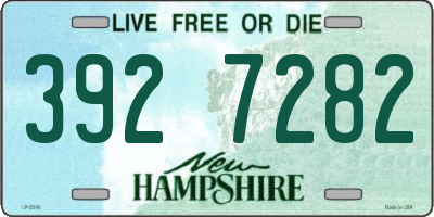 NH license plate 3927282