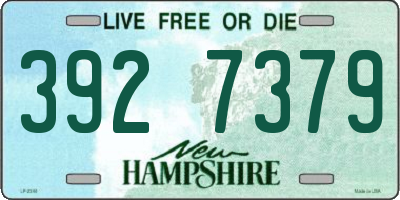 NH license plate 3927379