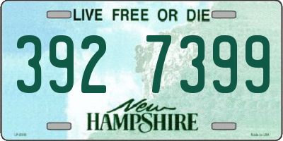 NH license plate 3927399