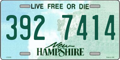 NH license plate 3927414