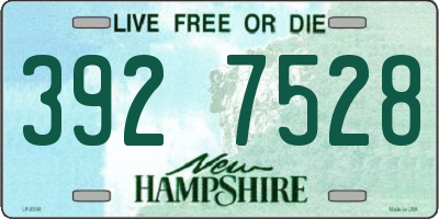 NH license plate 3927528