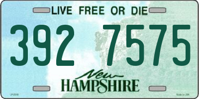 NH license plate 3927575