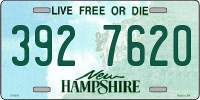 NH license plate 3927620