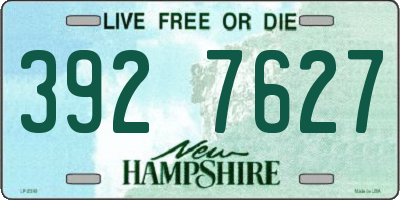 NH license plate 3927627