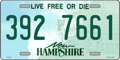 NH license plate 3927661