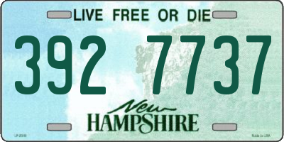 NH license plate 3927737