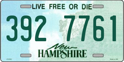 NH license plate 3927761