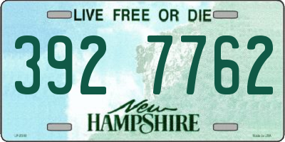 NH license plate 3927762