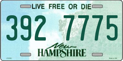 NH license plate 3927775