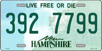 NH license plate 3927799