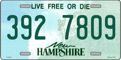 NH license plate 3927809