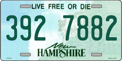 NH license plate 3927882