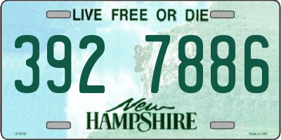 NH license plate 3927886