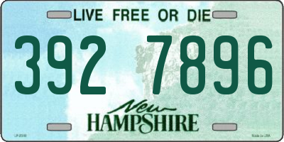 NH license plate 3927896