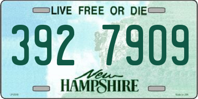 NH license plate 3927909