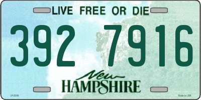 NH license plate 3927916