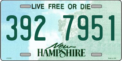 NH license plate 3927951