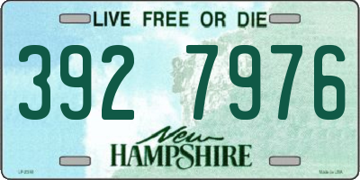 NH license plate 3927976