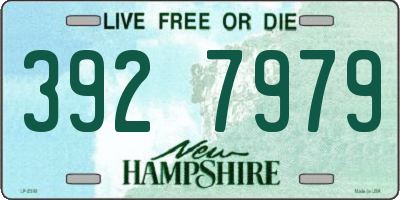 NH license plate 3927979