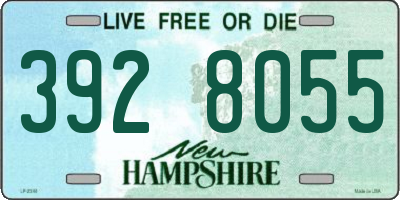 NH license plate 3928055