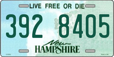 NH license plate 3928405
