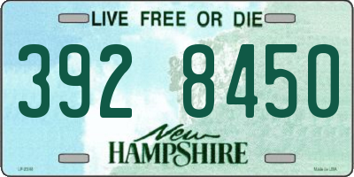 NH license plate 3928450