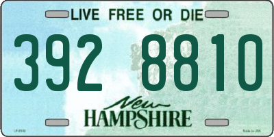 NH license plate 3928810