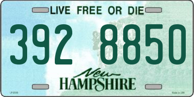 NH license plate 3928850