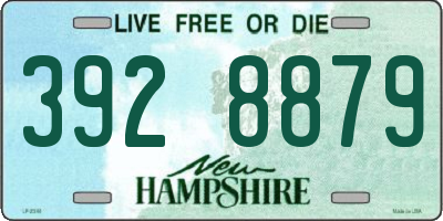 NH license plate 3928879