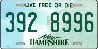 NH license plate 3928996