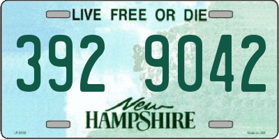 NH license plate 3929042