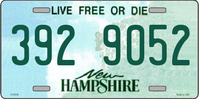 NH license plate 3929052