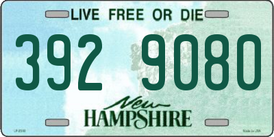 NH license plate 3929080