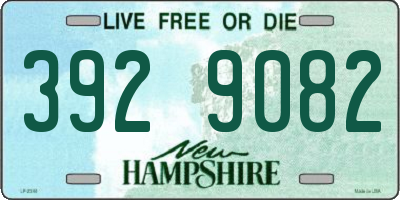 NH license plate 3929082