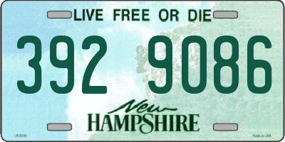 NH license plate 3929086