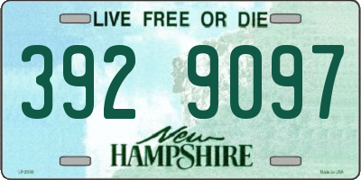 NH license plate 3929097
