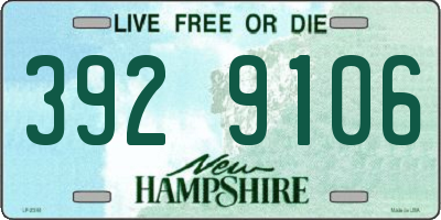 NH license plate 3929106