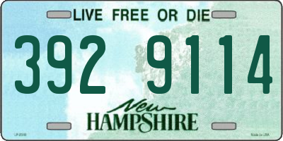 NH license plate 3929114