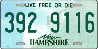 NH license plate 3929116