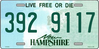 NH license plate 3929117