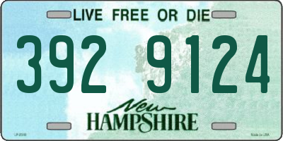 NH license plate 3929124
