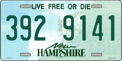 NH license plate 3929141